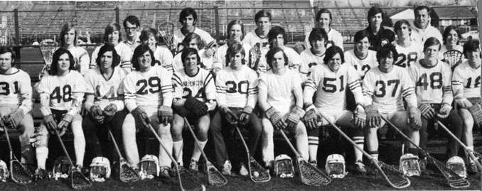 1972 Lacrosse Team